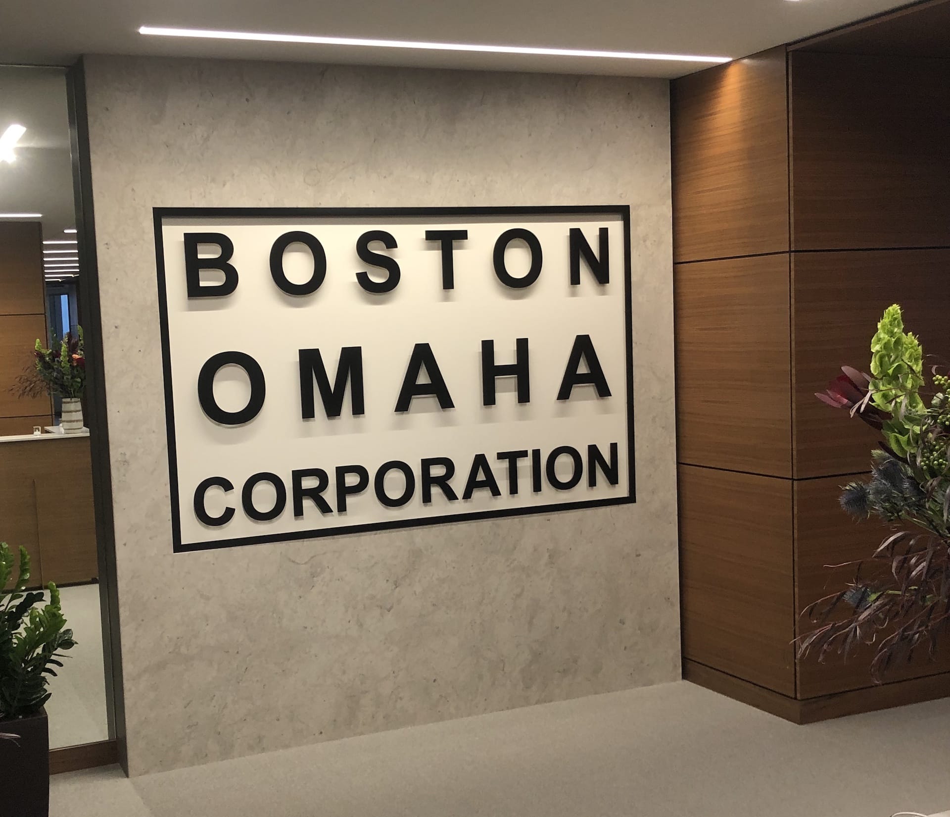 Boston Omaha Corporation main office entrance
